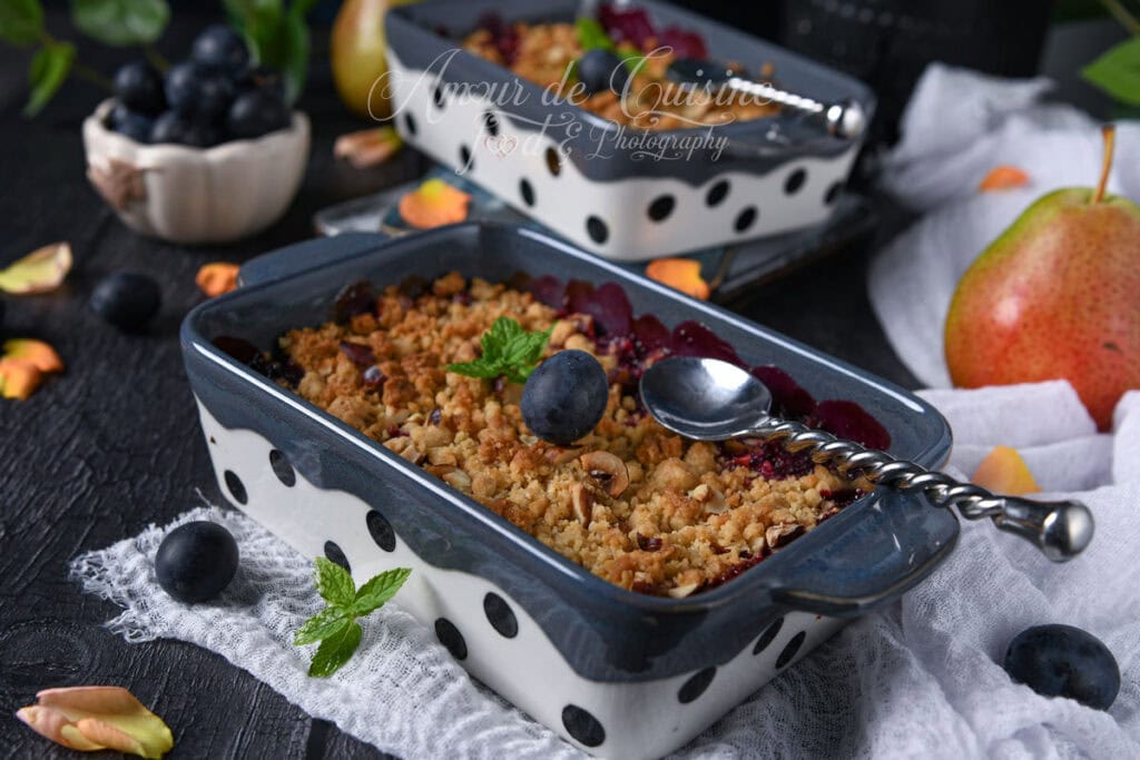 crumble aux quetsches