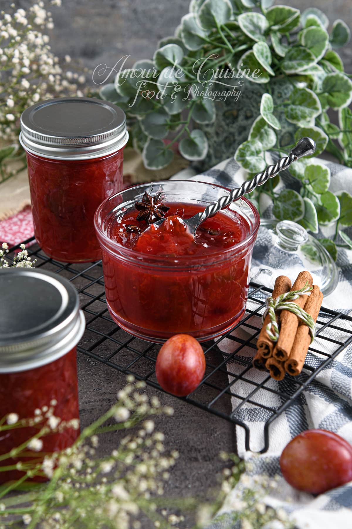 confiture de prunes au Thermomix