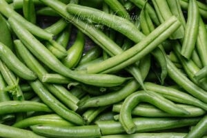 haricots verts frais