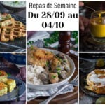 menu semaine 40