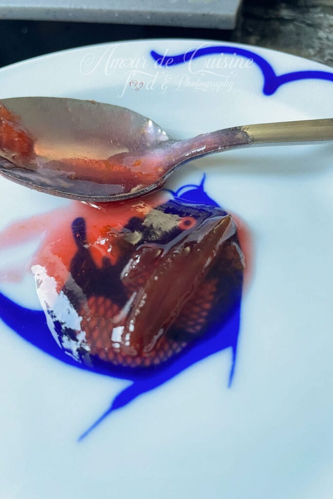 texture de la confiture de prunes au thermomix