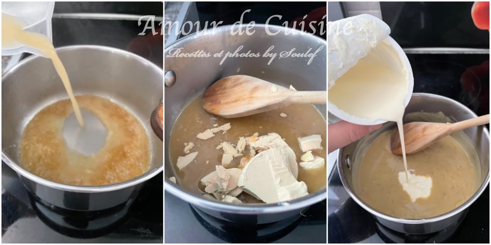 finition de la sauce au foie gras sans porto