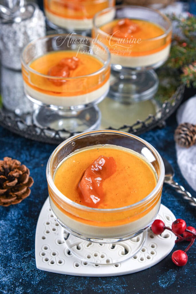 Panna cotta au foie gras et gelée de coing : verrines festives faciles