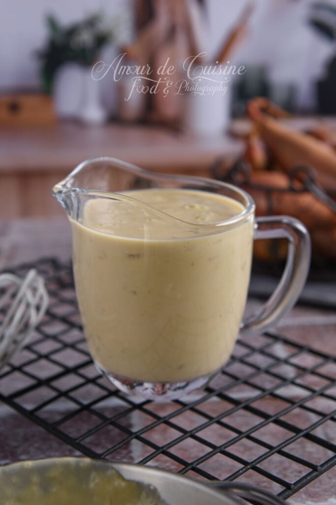 sauce au foie gras au jus de pomme